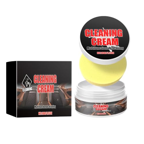 Niesel Limpiador para piel – Pasta Detailing para mantenimiento del coche, producto para limpieza y cuidado de la piel, para asientos de coche, muebles, zapatos, bolsos, sofá y bolsos