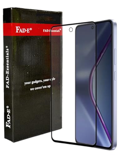 Image of FAD-E Tempered Glass Screen Protector Guard (with Camera hole) Compatible for OPPO K13 5G (Transparent)