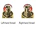 HD-F25 1 Inch High Temperature Industrial Cold Water Brass Swivel Fitting Rotating Connector Flange Type Rotary Joint(Right,Hot water (120C))