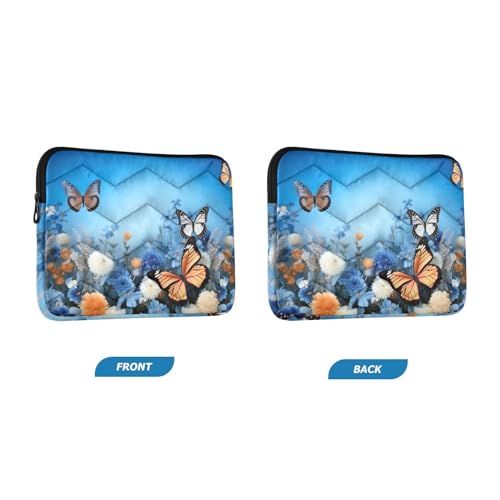 Funda para portátil 13-14 pulgadas con diseño mariposa miniatura 2