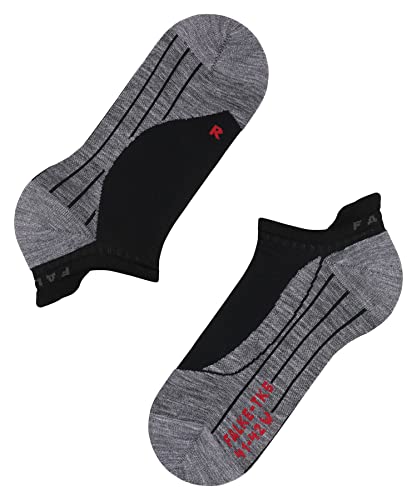 Foto von FALKE Damen Wandersocken TK5 Wander Invisible W In Wolle Funktionsmaterial antiblasen dünn 1 Paar, Schwarz Black-Mix 3010, 39-40