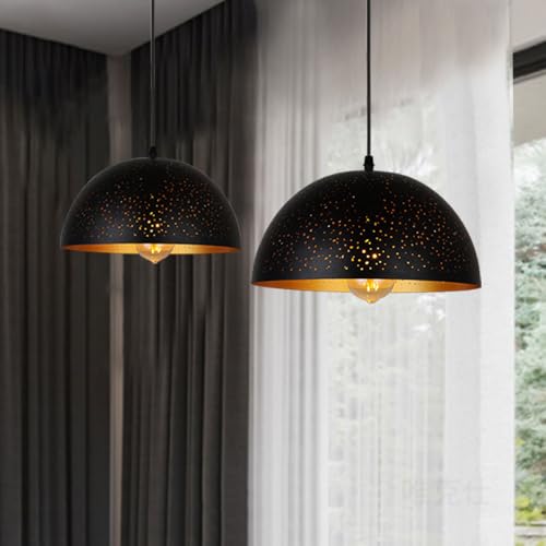Lampe Suspendue Métal Solution Éclairage Design pour Plafond Bas