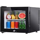 RETRIN Nevera Pequeña Portatil Eléctrica Puerta Cristal, Mini Nevera Silenciosa para Casa Y Oficina, Frigorificos Pequeños Refrescos, Cervezas, Estantes Extraíbles, Minibar 10-15°c 20L