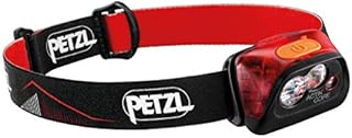 PETZL, ACTIK CORE Rechargeable Headlamp with 450 Lumens for Running and Hiking, Red