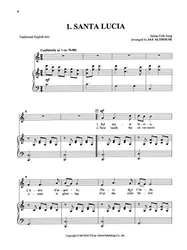 International Folk Songs for Solo Singers: Medium High Voice - Image 4