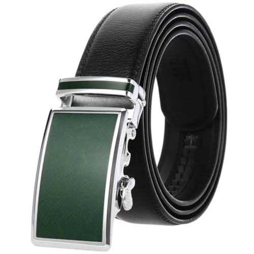 Men's Four Seasons Solid Color Belt Alloy Automatic Buckle Business Casual Belt2
