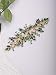 Kercisbeauty - Diadema para el pelo con cristales verdes y dorados, para...