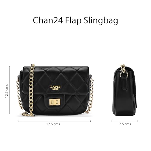 Image of Lavie Luxe Women's Chan25 Flap Cross Body Sling Bag | Ladies Purse Handbag | Gift for Women