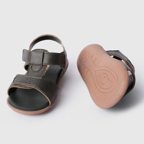 Image of toothless Boys Open Toe Sandals with Adjustable Hook-and-Loop Straps | Cushioned Footbed and Flexible Sole | Lightweight Comfortable Sandals for Boys Outdoor, Travel and Casual Use