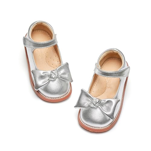 Image of Flaryzone Toddler Little Girl Mary Jane School Uniform Oxfords Flat Dress Shoes