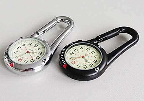 amyto clip on outdoor quartz watches carabiner watches come with extra battery