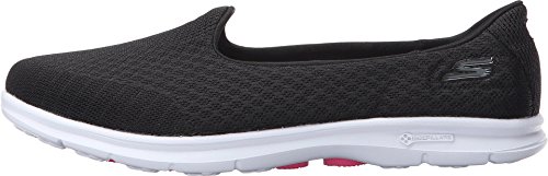 Skechers Skechers Performance Women's Go Step Elated Walking Shoe,Black/White,5.5 M US