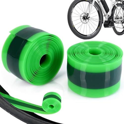 2 unidades de forro de neumáticos de bicicleta, protector de neumáticos de bicicleta, protección contra pinchazos, tubo de TPU para bicicleta de montaña, bicicleta de carretera, compatible con cámaras