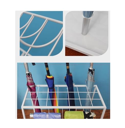 Porte-parapluies haute capacité pour stockage vertical intérieur