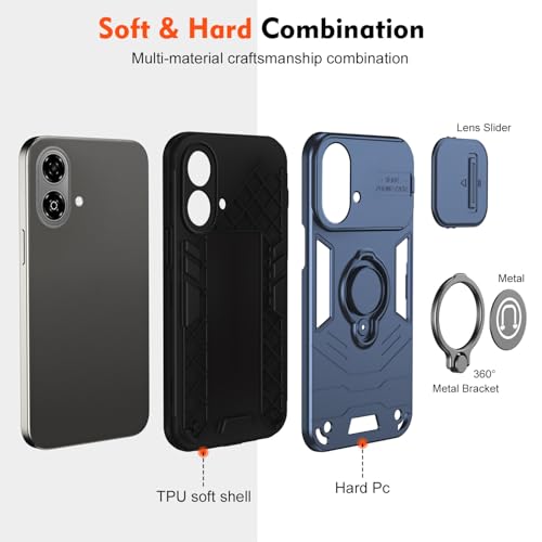 Coque de protection robuste ZTE Blade A35E militaire avec cache objectif - 6