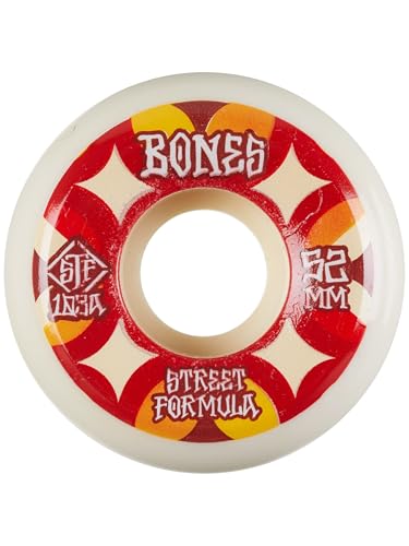 Bones Wheels Unisex's STF Retros 103A V5 Sidecut Skateboard Wheels,...