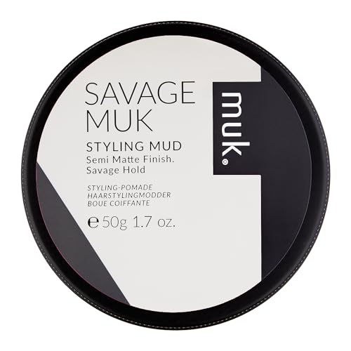 MUK Haircare Savage Semi Matte Styling Mud 1.76oz miniatura 1