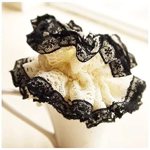 (FTB) ヘアゴム シュシュ 髪留め おしゃれ おとな シンプル プレスレット 上品 かわいい (シュシュアイボリー)