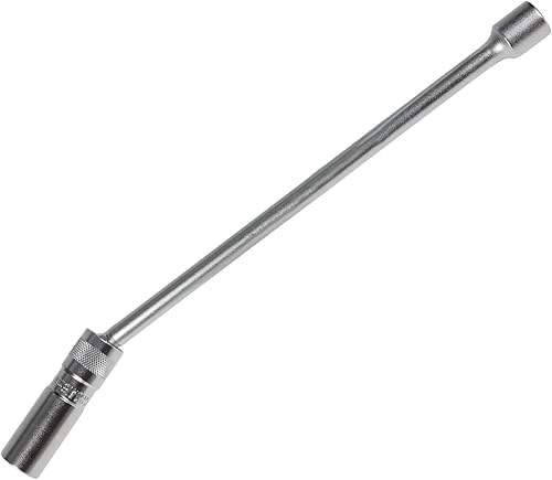 Herramienta de extracción de bujías de 0.63 pulgadas, herramienta magnética de extracción de bujías giratorias, junta universal de pared delgada,