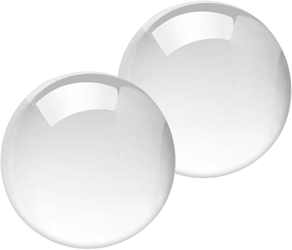 100 x .50 Caliber Self Defense Balls, Hard .50 Cal Marble Balls for Umarex T4E TR50/HDP50/HDR50 and Other .50 Cal Paintball Markers, 2.6 Grams Solid Glass Rounds for Target Practice