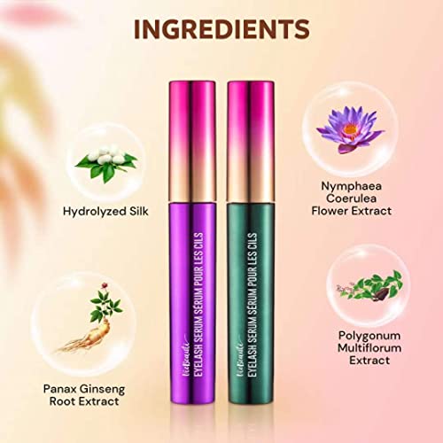 image for VieBeauti Eyelash Growth Serum Purple and Green Twin Gift Pack Set- Pr