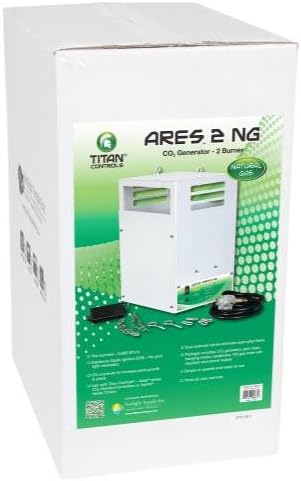 Titan Controls 2-Burner Carbon Dioxide (CO2) Generator, Natural Gas, 120V - Ares 2