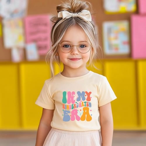 Rollin Into Kindergarten Shirt Toddler Kids 1st Day of Kindergarten Shirt Back to School Boys Girls Outfit 3-7 Years2