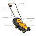 Hoteche 10-Amp Corded Electric Lawn Mower - 12.6 Inch Cutting Width, 30L Grass Bag, 3 Height Adjustments (1