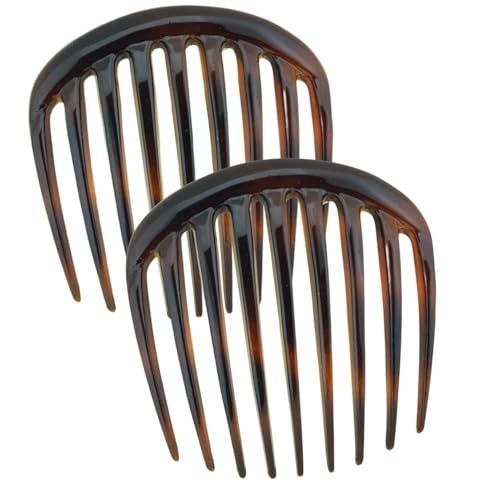 Parcelona Juego de 2 Peines Laterales French Smooth Edge miniatura 1