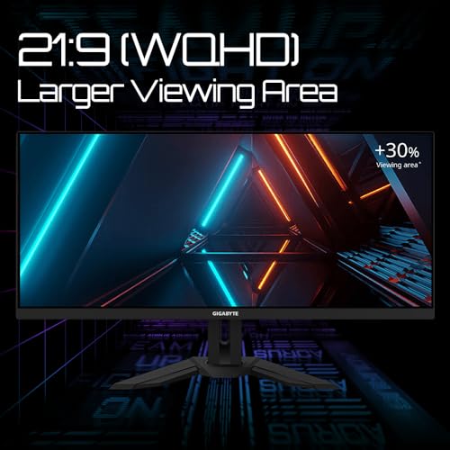 M34WQ 34" Monitor da Gioco WQHD - 3440 x 1440, 144Hz, 1ms, 400 cd/m², FreeSync Premium, DisplayHDR400, HDMI 2.0, Displayport 1.4 - Monitor - Immagine 6