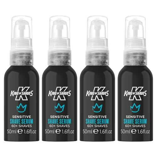 Sérum de rasage King of Shaves Advanced Sensitive idéal pour les déplacements