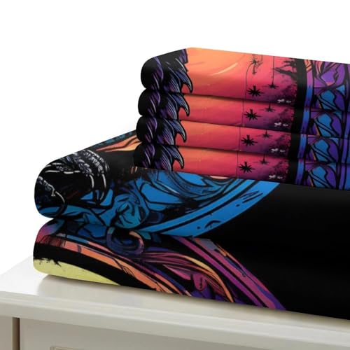 Parure de lit rat housse de couette 200x200 respirante 3D - 7