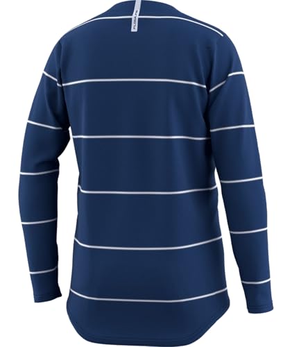 Troy Lee Designs Camiseta juvenil Flowline Revert True Blue LS tamanho grande