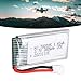 Dilwe 3.7V 380mAh 20C Drone Battery, RC Drone Lipo Battery with XH2.54 Plug 702035 RC Lipo for Accessory, Small, Dilwe1ns7e9ptzu