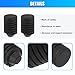 X AUTOHAUX 2Pcs Hood Rubber Bumper, Bonnet Spin Hood Bumper Stops Cushion Stoppers Black Rubber for Nissan Altima 1996-2006 for Nissan Xterra 1996-2006