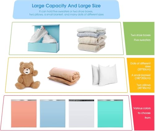 Image of METRONIC Large Poly Mailers 24x24 inch 600PC White, Strong Adhensive Shipping Bags for Clothing, Waterproof Packaging Bags, Bulk Shipping Envelopes for Small Business, Mailers Poly Bags Mailing Envelope