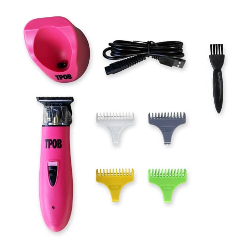 TPOB Ghost X Beard Trimmer Hair Clippers for Men, Professional Hair Trimmer T-Blade Trimmer Cordless Rechargeable Edgers Clippers Electric Beard Trimmer Shaver (Ghost X Candy) - Image 5