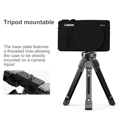 Funda de silicona para cámara Canon G7X Mark II miniatura 7