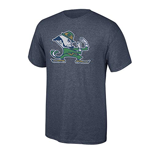 NCAA Notre Dame Fighting Irish male T Shirt Charcoal Vintage, Notre Dame Fighting