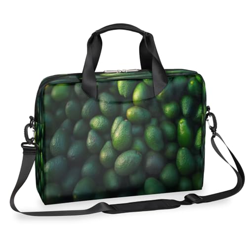 Sacoche ordinateur portable 33-40 cm bandoulière anti-rayures au motif avocat amusant