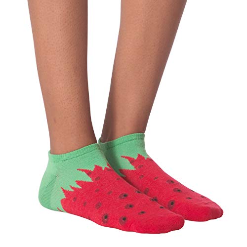 Image of K. Bell women's Fun Food & Drink Low Cut Socks - 6 Pairs - Cool & Cute Novelty Gifts
