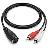 Longueur 1,5 Mètres Pratique: Avec une longueur 1,5 mètres (soit environ 4,9 pieds), cette rallonge rca offre une grande flexibilité d'installation pour vos composants acoustiques. Cette dimension précise évite l'encombrement lié à un câblage excessif tout en offrant suffisamment d'espace pour organiser votre meuble audiovisuel ou votre rack audio. C'est le format recommandé pour intégrer une rallonge din 5 vers rca pour amplificateur dans une configuration de salon ou un studio.