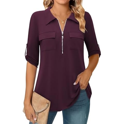 Bulotus Women's 3/4 Sleeve Tunic Cover
