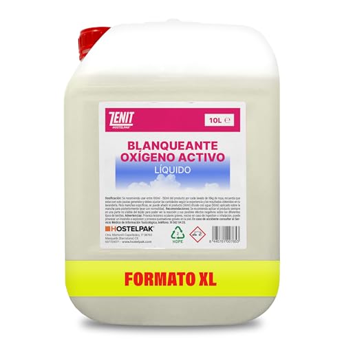 Hostelpak | 10L - Oxígeno activo líquido Blanqueante de ropa