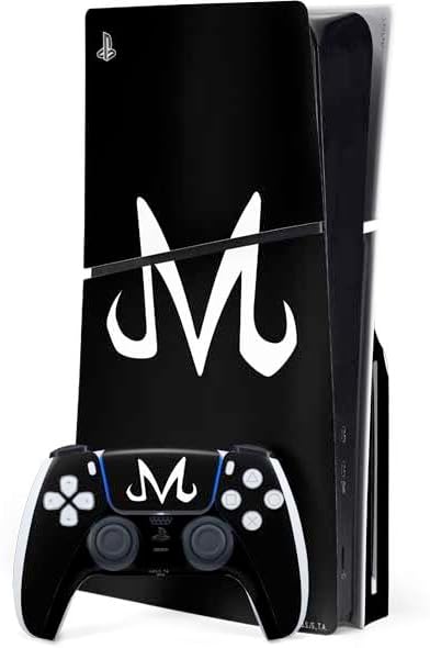 Skinit Decal Gaming Skin Compatible with PS5 Slim Disk Bundle - Officially Licensed Dragon Ball Z Goku Portrait Design