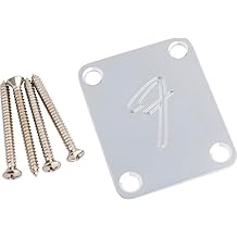Fender F Neckplate Chrome
