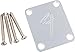 Fender F Neckplate Chrome