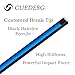 CUEDESG Carbon Fiber Break Cue Pool Stick,3 Piece Breaking Cue Stick,Low Deflection Jump Break Cue,13mm Pro Tip with PU Bag(23oz_Red)