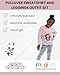 DREAMWORKS GABBY'S DOLLHOUSE Little Girls Pullover Fleece Sweatshirt and Leggings Outfit Set Grey/Pink 6
