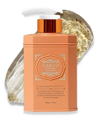 TEABLESS Perfumed Body Wash, Hydrating Body Cleanser for Sensitive Skin | Gentle, Moisturizing, Non-Sticky, Korean Skin Care (Grapefruit Jasmine, Body Wash)